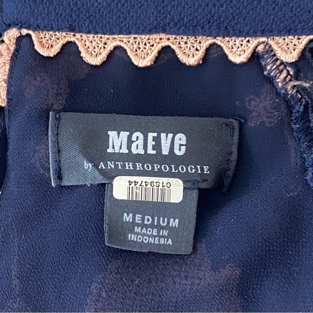 Maeve Franca Textured Blouse Size Medium - Picture 3 of 5